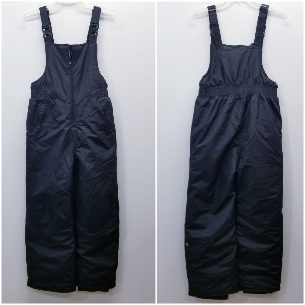 Champion Black Puffer Snow Pants Snowsuit Coveralls Size XL XLarge - adjustable!